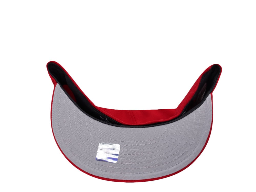 New Era Las Vegas Raiders 60th Anniversary Metallic Script Red Prime Edition 59Fifty Fitted Casquette