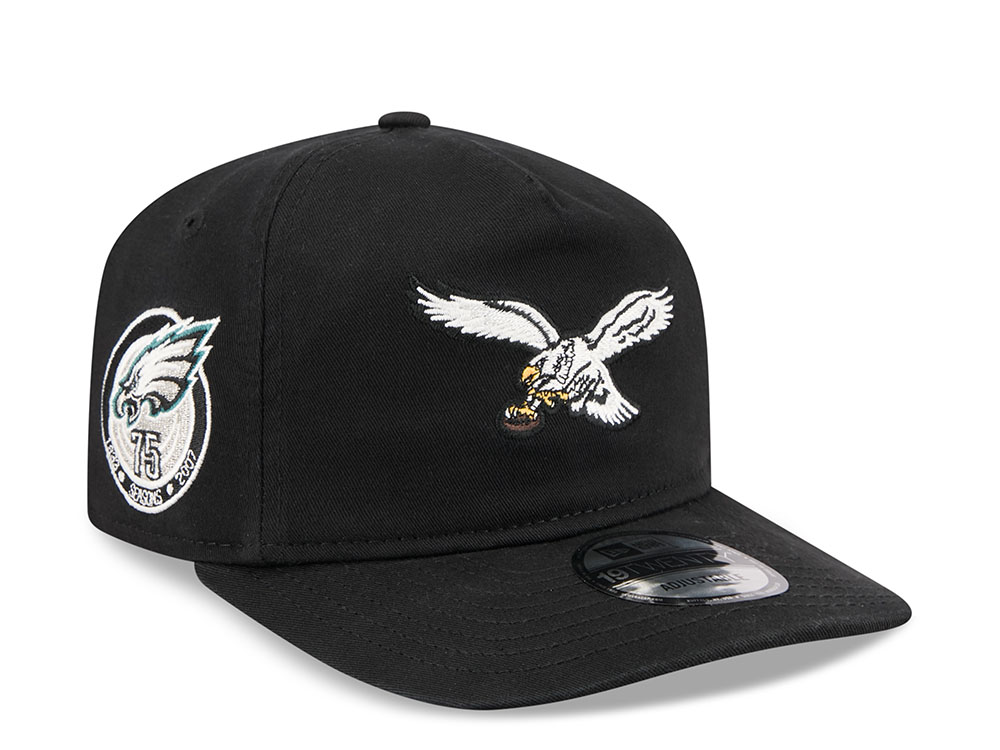 New Era Philadelphia Eagles 75 Seasons Championship Black Edition 19Twenty Snapback Casquette
