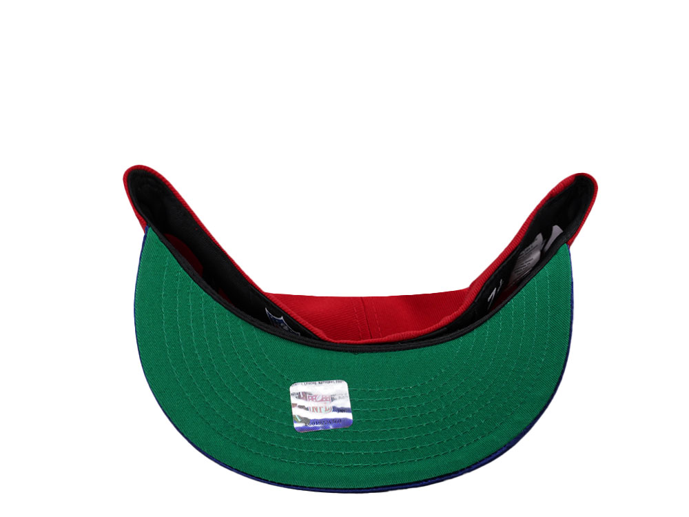 New Era Buffalo Bills 50th Anniversary Satin Brim Two Tone Edition 59Fifty Fitted Casquette