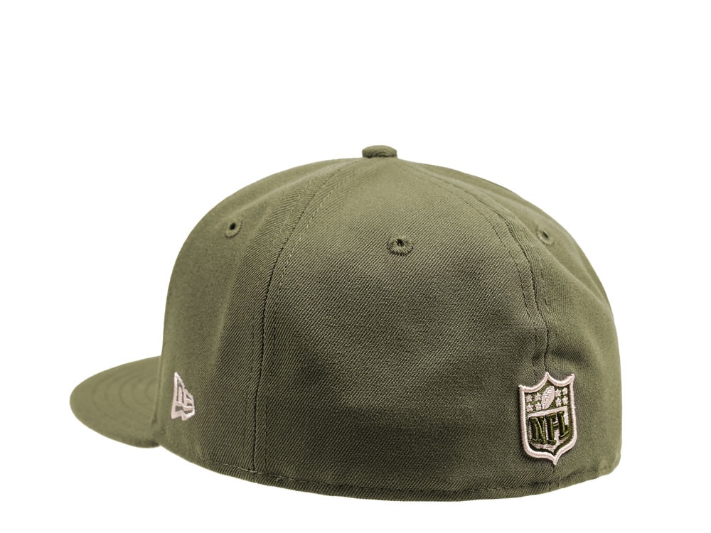 New Era Seattle Seahawks Army Green Edition 59Fifty Fitted Casquette