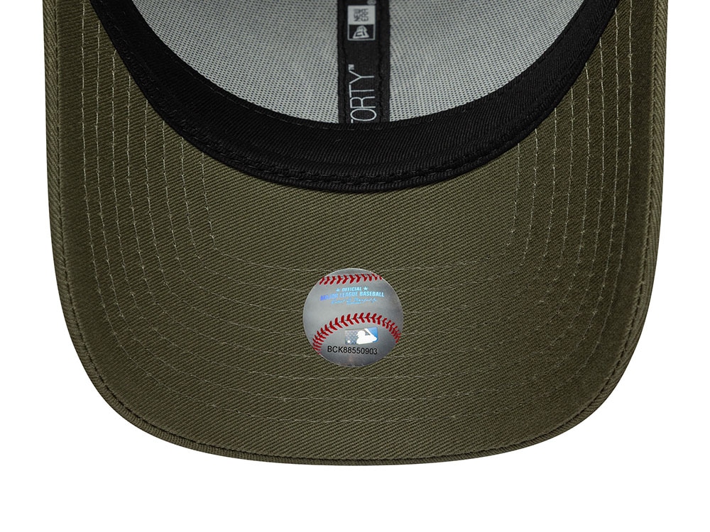 New Era New York Yankees League Essential Olive Edition 9Forty Strapback Casquette