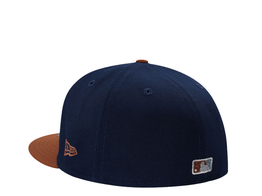 New Era New York Mets Shea Stadium Chainstitch Oceanblue Two Tone Edition 59Fifty Fitted Casquette