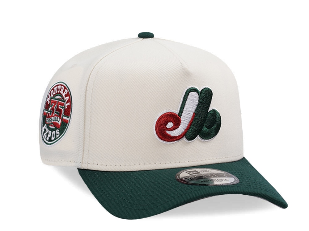 New Era Montreal Expos 35th Anniversary Chrome Two Tone Edition 9Forty A Frame Snapback Casquette