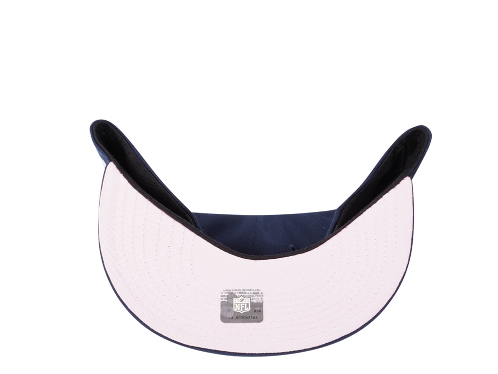 New Era Seattle Seahawks Navy Chainstitchheart Edition 59Fifty Fitted Casquette