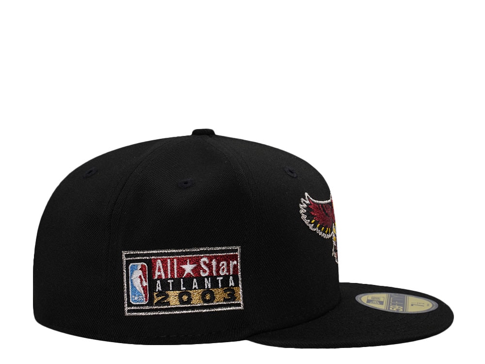 New Era Atlanta Hawks All Star Game 2003 Black Prime Edition 59Fifty Fitted Casquette