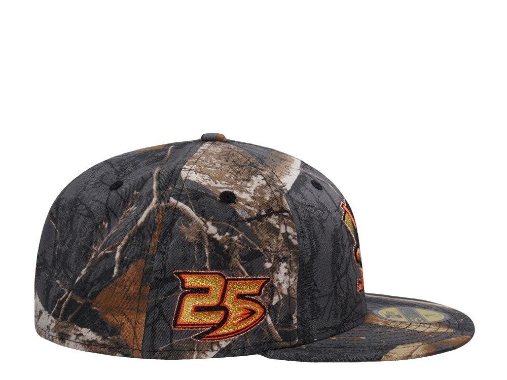 New Era Anaheim Ducks 25th Anniversary Realtree Prime Edition 59Fifty Fitted Casquette