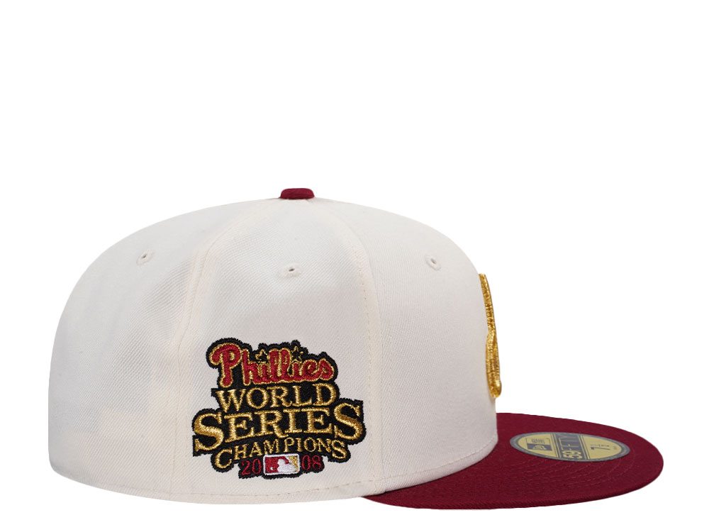 New Era Philadelphia Phillies World Series Champions 2008 Chrome Two Tone Edition 59Fifty Fitted Casquette