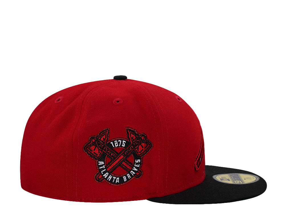 New Era Atlanta Braves 20th Anniversary Red Two Tone Edition 59Fifty Fitted Casquette