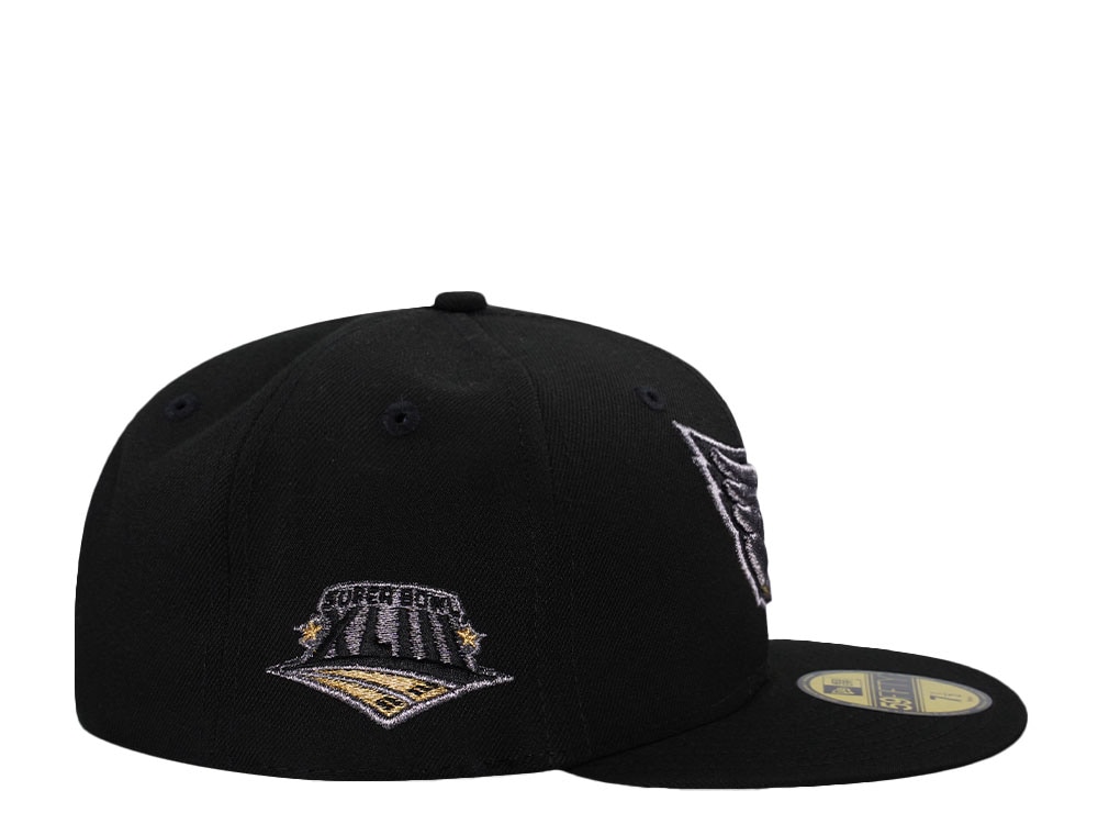 New Era Arizona Cardinals Super Bowl XLIII Metallic Black Prime Edition 59Fifty Fitted Casquette