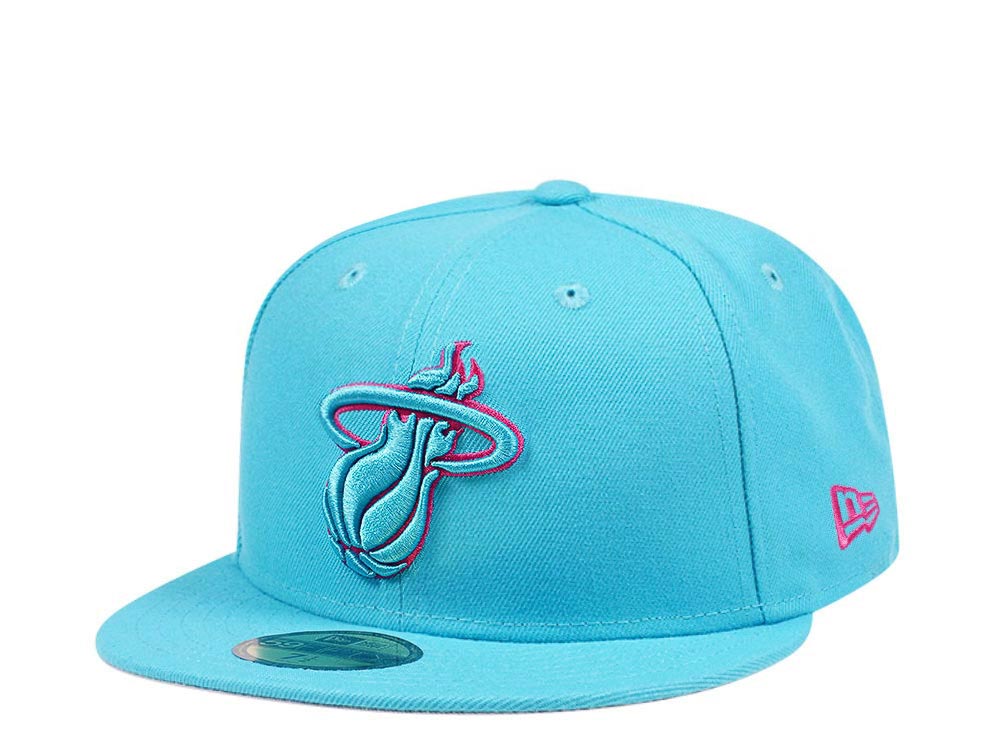New Era Miami Heat Vice Blue Edition 59Fifty Fitted Casquette