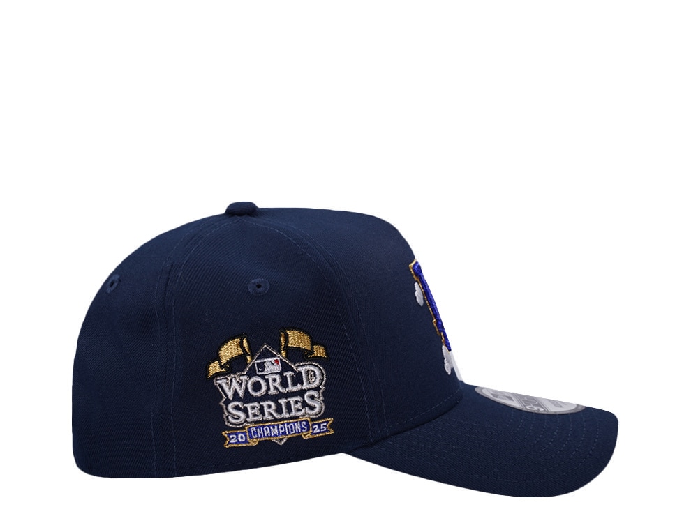 New Era Los Angeles Dodgers World Series 2025 Ocean Blue Prime Edition 9Forty A Frame Snapback Casquette