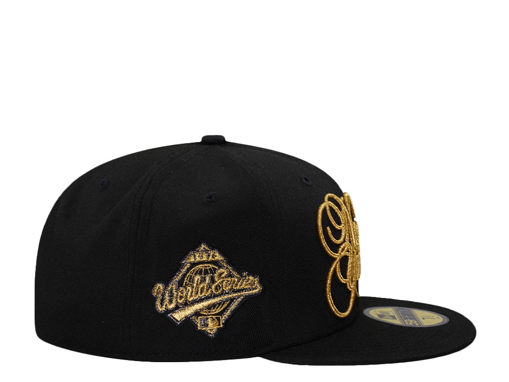 New Era New York Yankees World Series 1996 Black Gold Prime Edition 59Fifty Fitted Casquette