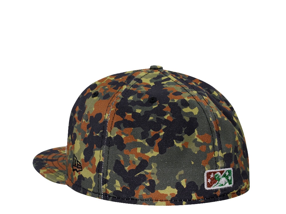 New Era Eugene Emeralds Flecktarn Glow Edition 59Fifty Fitted Casquette