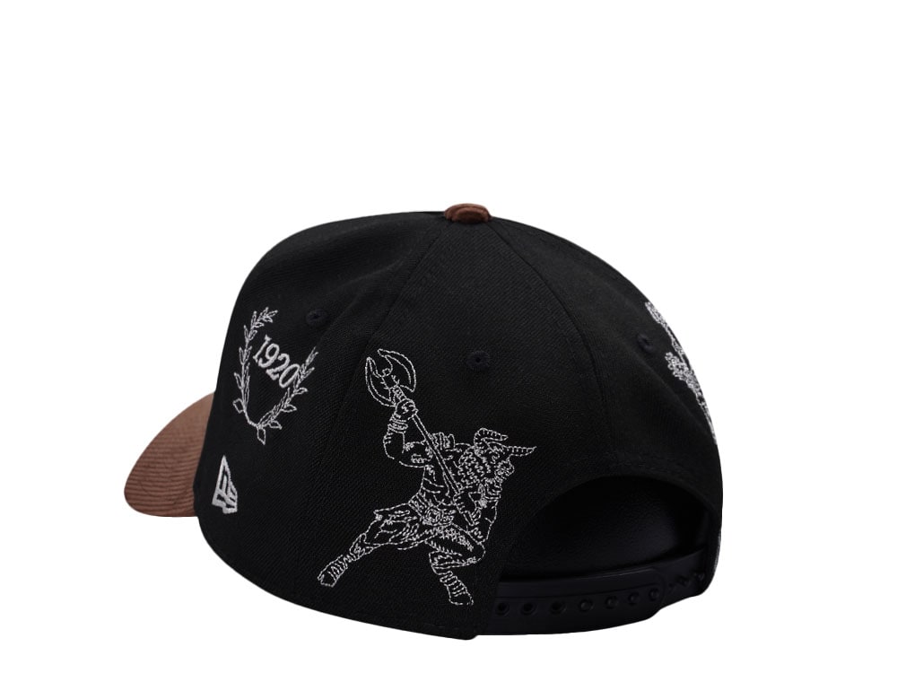 New Era Los Angeles Dodgers Mythical Black Two Tone Edition 9Forty A Frame Snapback Casquette