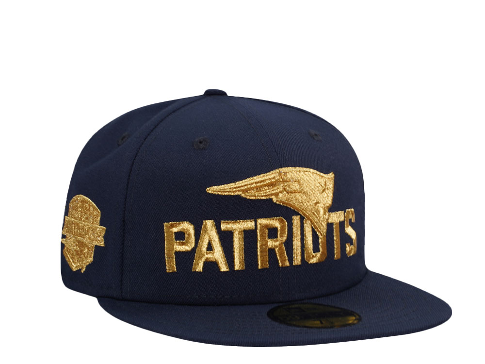 New Era New England Patriots 6x Super Bowl Champions 24k Edition 59Fifty Fitted Casquette