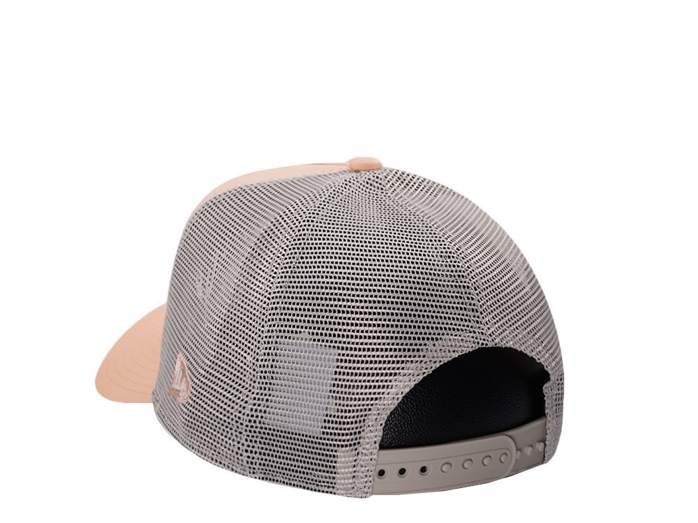 New Era New York Yankees Peach Prime Edition 9Forty A Frame Trucker Snapback Casquette
