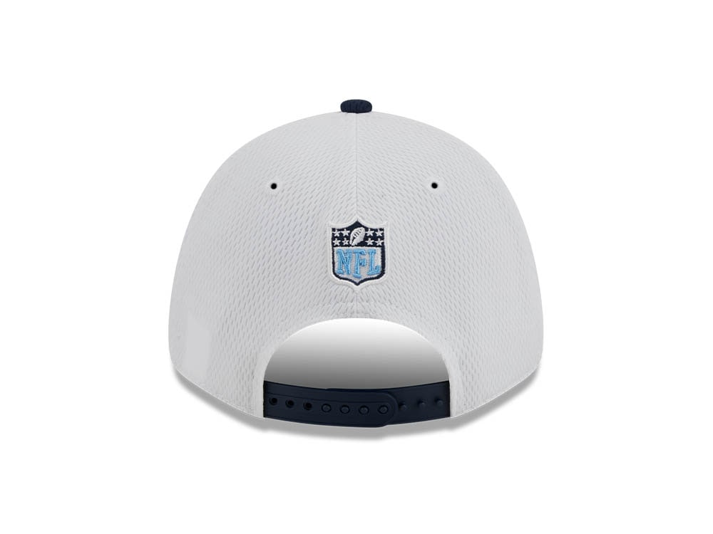 New Era Tennessee Titans NFL Sideline 2023 Navy White  9Forty Snapback Casquette