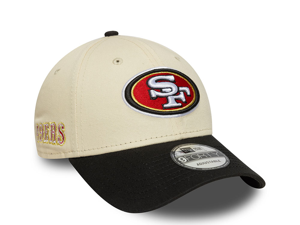 New Era San Francisco 49ers Logo Two Tone Edition 9Forty Strapback Casquette