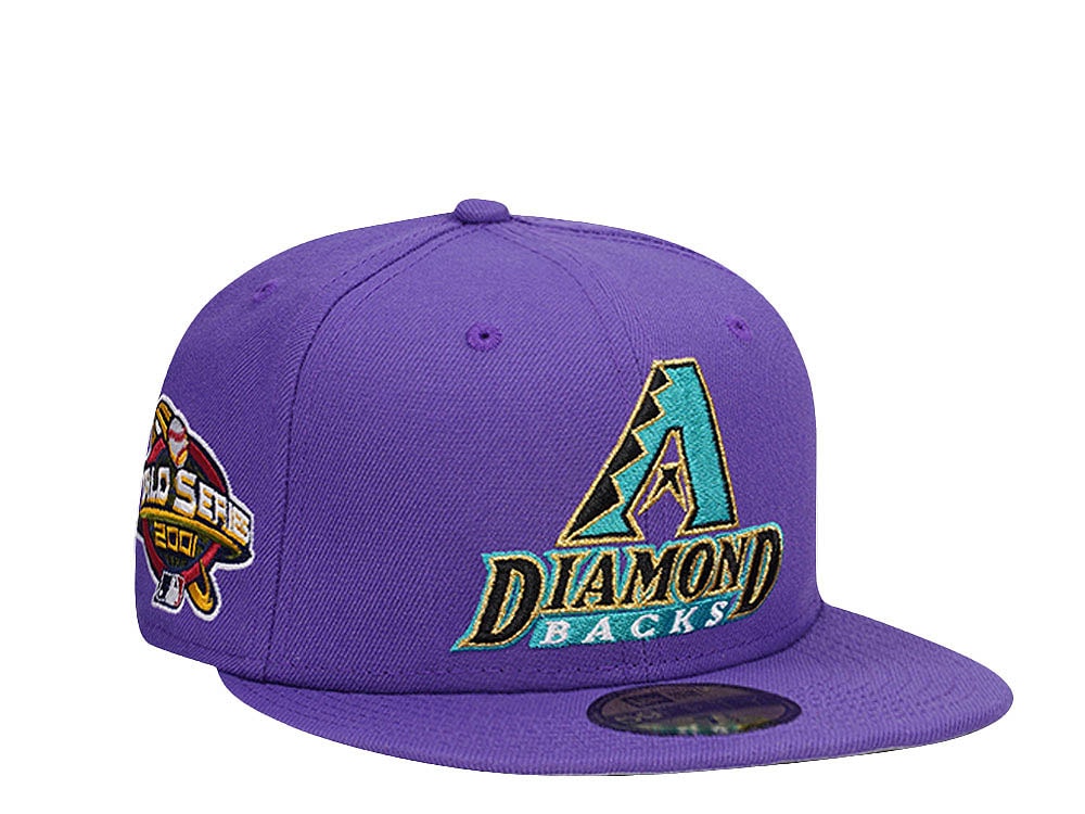 New Era Arizona Diamondbacks World Series 2001 Purple Edition 59Fifty Fitted Casquette