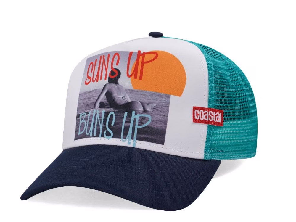 Djinns Suns Up Buns Up Coastal Trucker Snapback Casquette