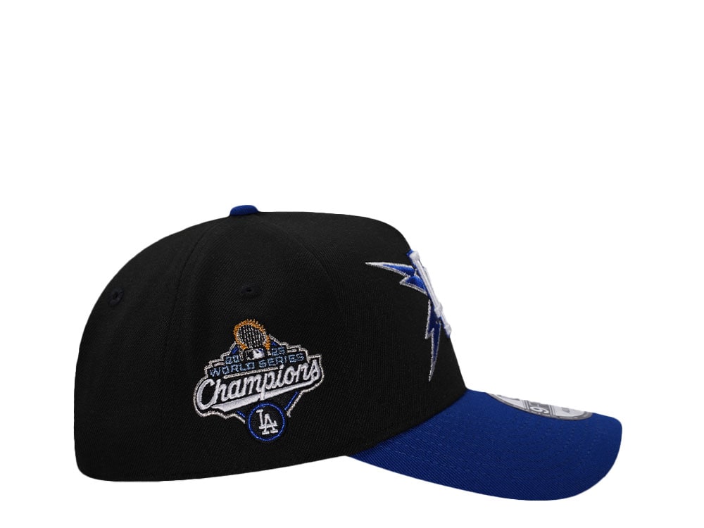 New Era Los Angeles Dodgers World Series Champions 2025 Black Two Tone Edition 9Forty A Frame Snapback Casquette