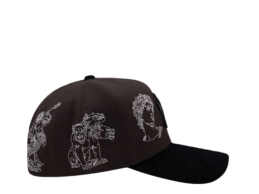 New Era New York Yankees Mythical Brown Two Tone Edition 9Forty A Frame Snapback Casquette