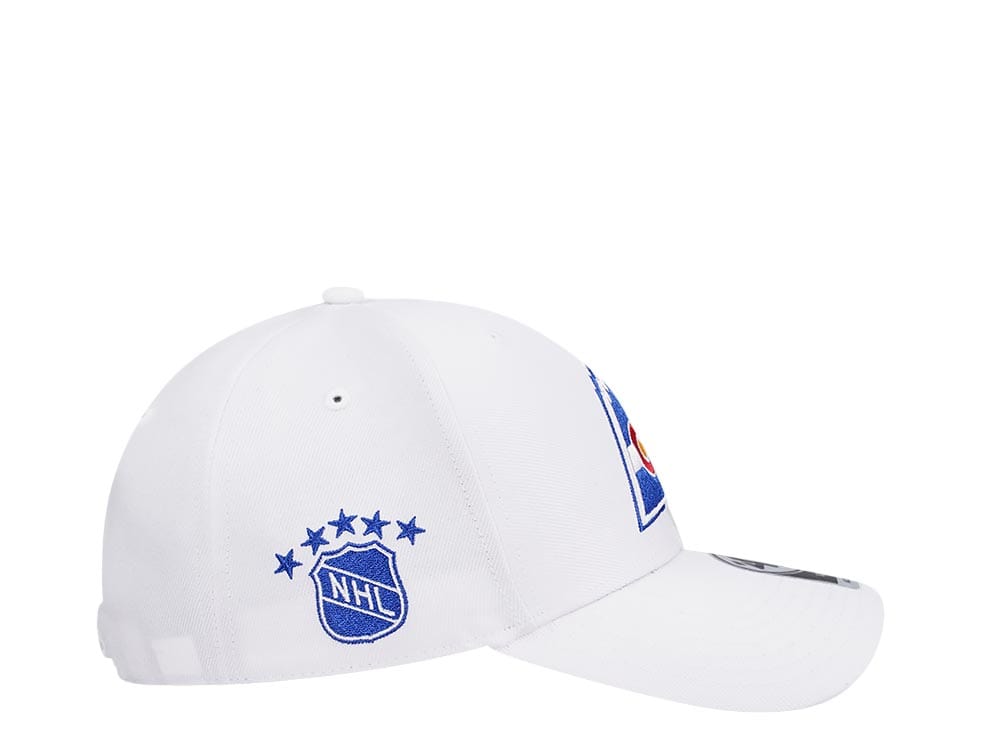 47Brand Colorado Rockies Vintage White Sure Shot MVP Snapback Casquette