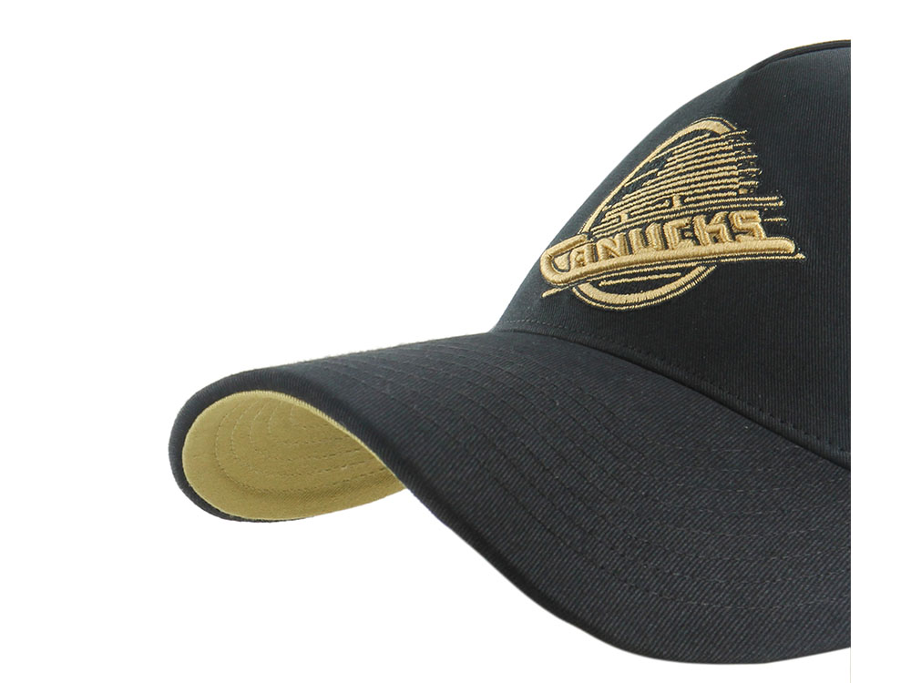 47Brand Vancouver Canucks Vintage Black Sure Shot Edition Hitch Snapback Casquette