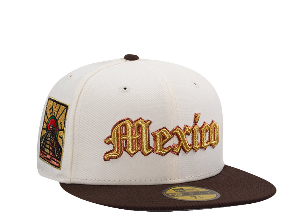 New Era Mexico Temple Chrome Two Tone Edition 59Fifty Fitted Casquette