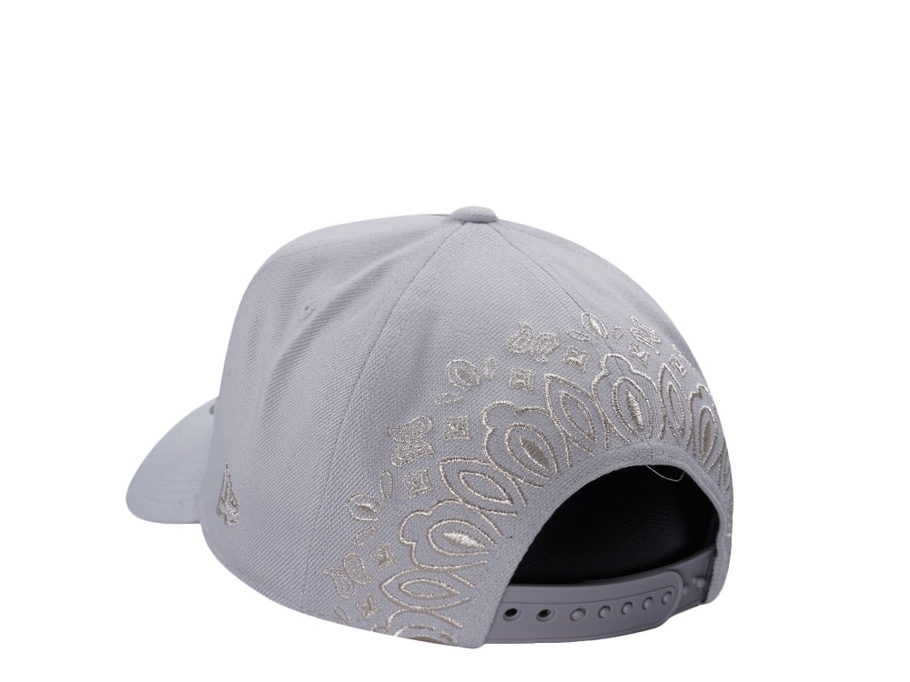 New Era Los Angeles Dodgers MLB Rear Arch Gray Edition 9Forty A Frame Snapback Casquette