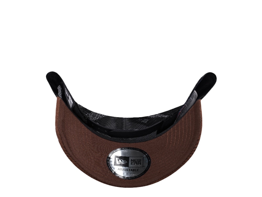 New Era Red Bull Racing Corduroy Brown 9Forty A Frame Trucker Snapback Casquette