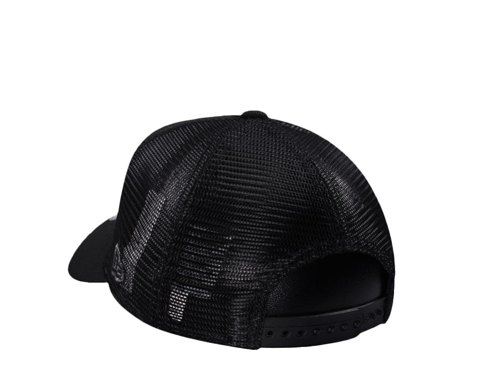 New Era Los Angeles Dodgers Black Metallic Trucker Edition 9Forty A Frame Snapback Casquette