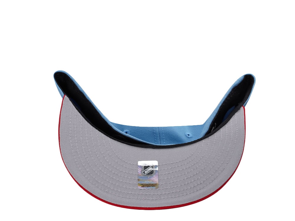 New Era Chicago Blackhawks 75th Anniversary Sky Blue Two Tone Edition 59Fifty Fitted Casquette