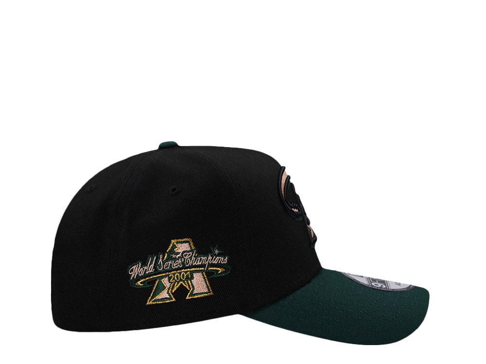 New Era Arizona Diamondbacks World Series 2001 Champions Black Two Tone Edition 9Forty A Frame Snapback Casquette
