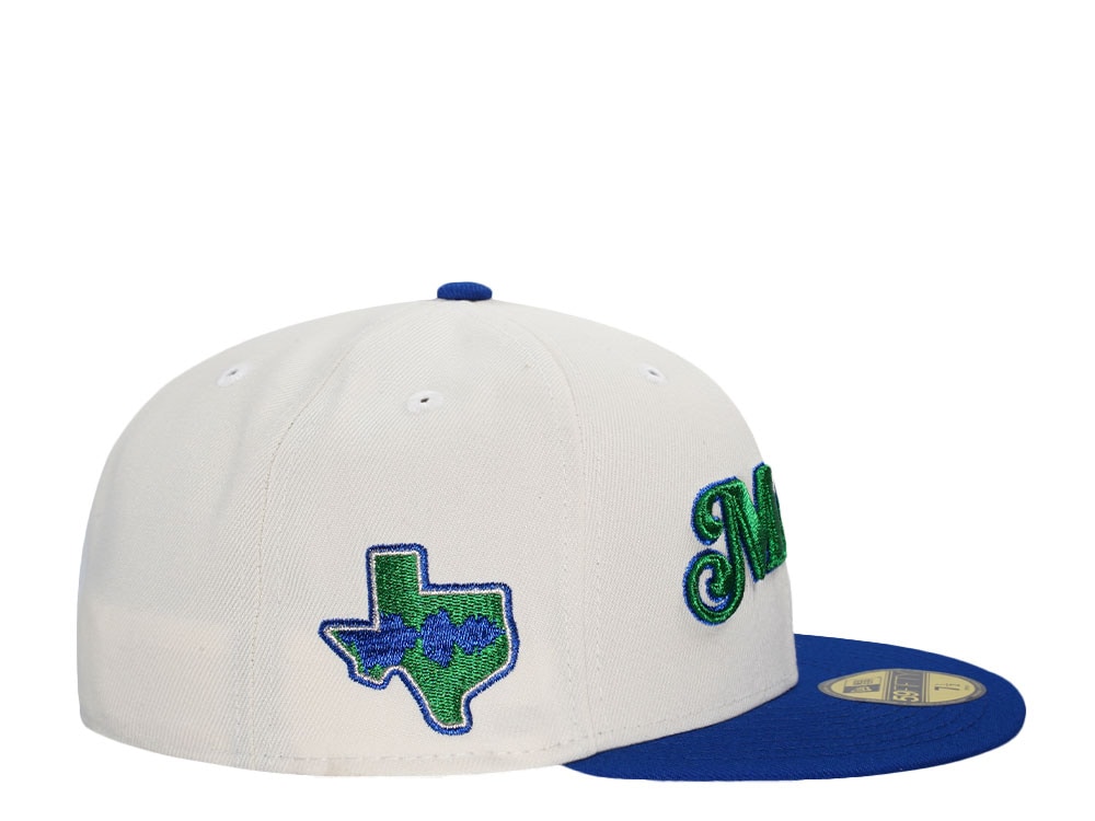 New Era Dallas Mavericks Chrome Metallic Green Two Tone Edition 59Fifty Fitted Casquette