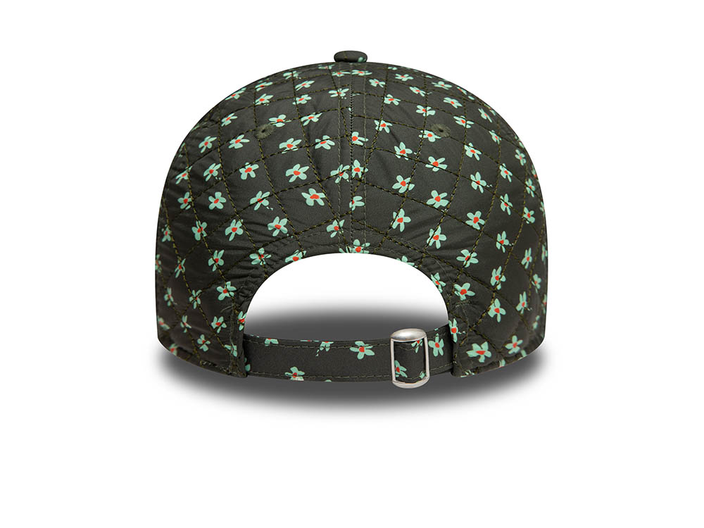 New Era New York Yankees Floral Quilt Olive Womens 9Twenty Strapback Casquette