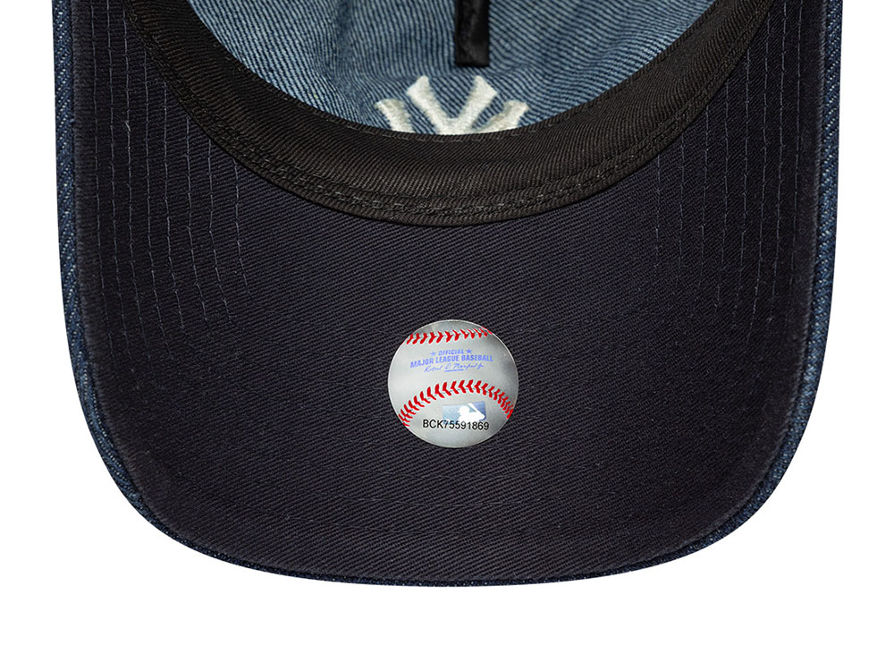 New Era New York Yankees Denim Navy 9Twenty A Frame Strapback Casquette