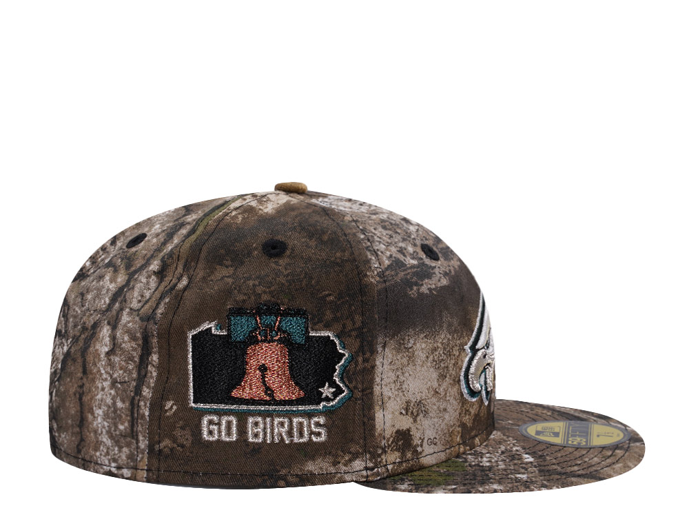 New Era Philadelphia Eagles 60th Anniversary Realtree APX Prime Edition 59Fifty Fitted Casquette