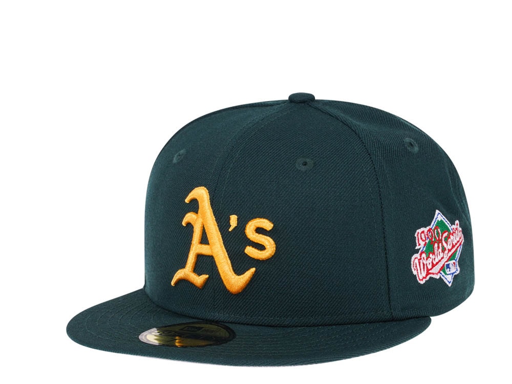 New Era Oakland Athletics World Series 1990 Dark Green Edition 59Fifty Fitted Casquette