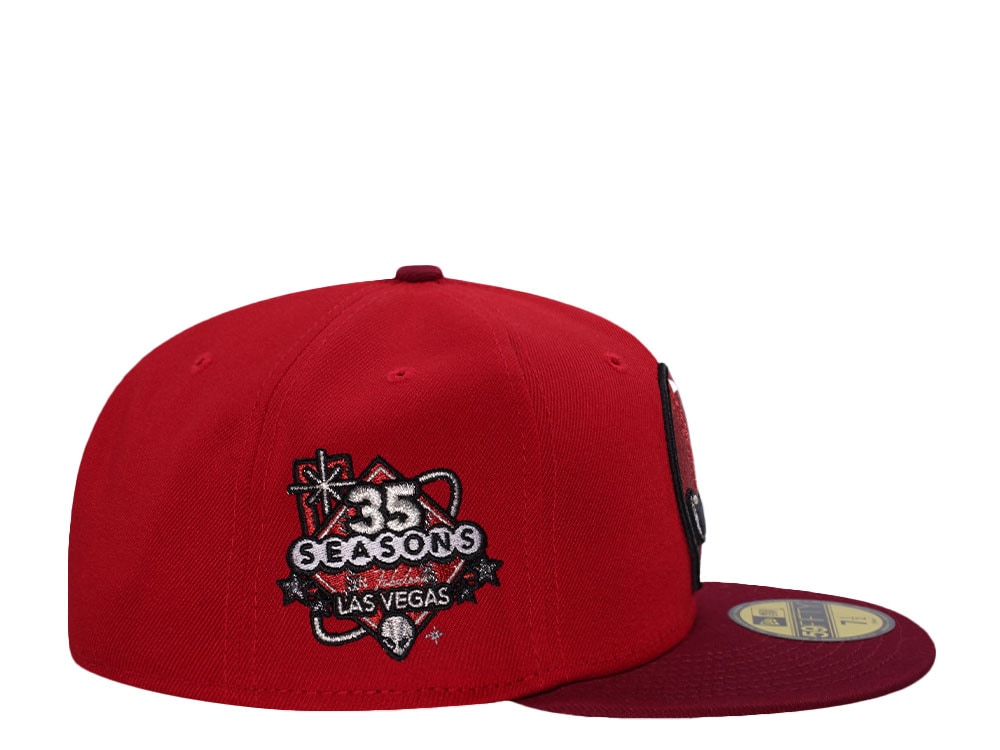 New Era Las Vegas 51s 35 Seasons Red Two Tone Edition 59Fifty Fitted Casquette