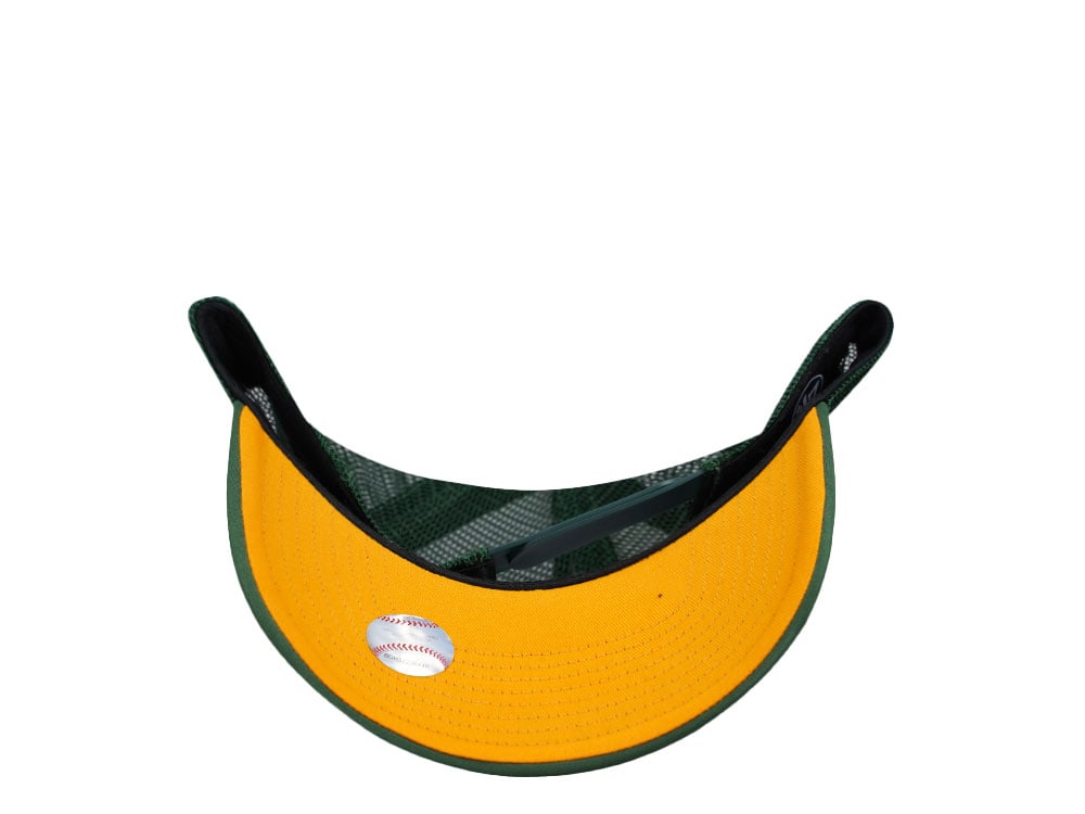 47Brand Oakland Athletics BCPTN World Series Dark Green Foam Champ Offside Trucker Snapback Casquette