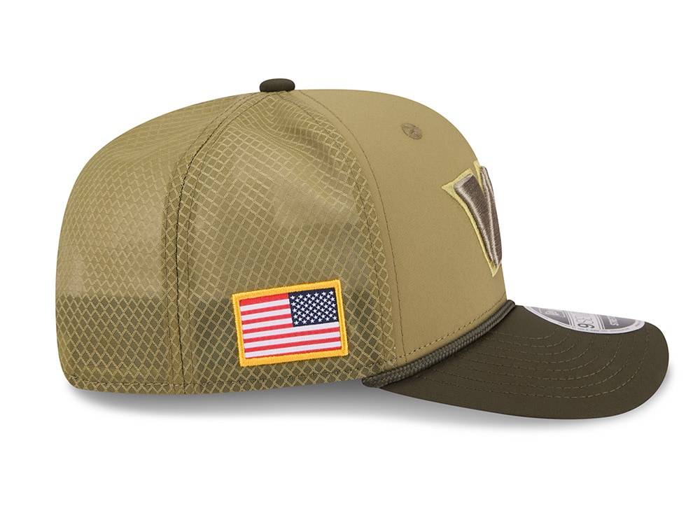New Era Washington Commanders Salute To Service 2025 9Seventy Snapback Casquette