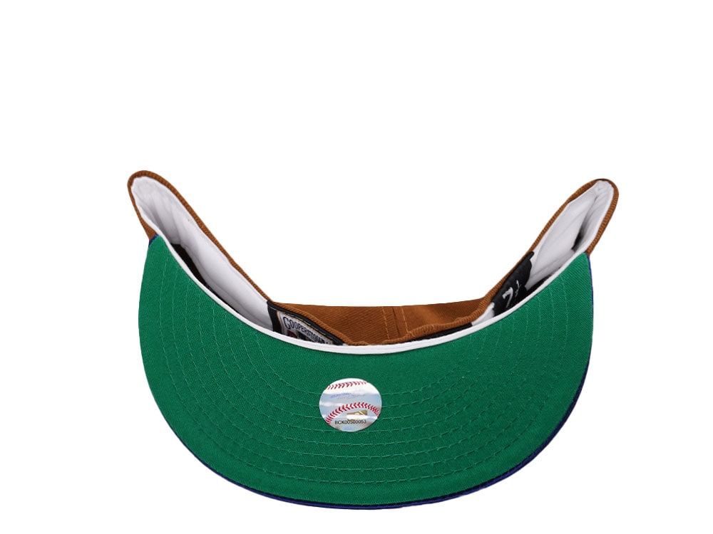New Era Brooklyn Dodgers Jackie Robinson Bourbon Satin Brim Edition 59Fifty Fitted Casquette