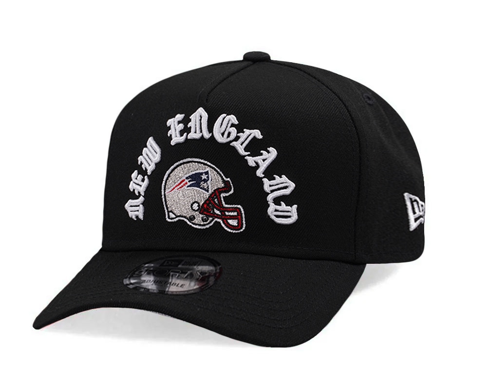 New Era New England Patriots Helmet Black Prime Edition 9Forty A Frame Snapback Casquette