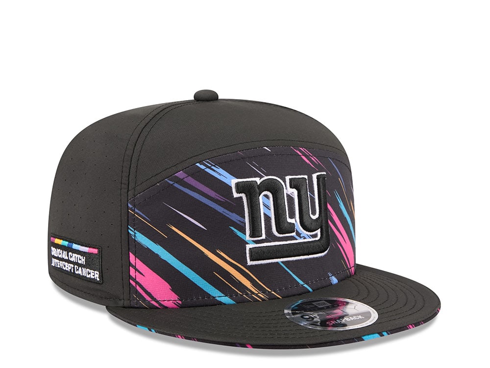 New Era New York Giants Crucial Catch 2026 Black Edition 9Fifty Split Panel Snapback Casquette
