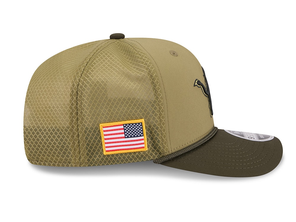 New Era Detroit Lions Salute To Service 2025 9Seventy Snapback Casquette