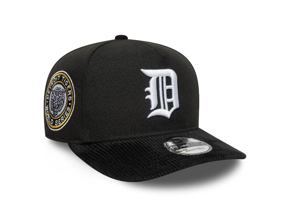 New Era Detroit Tigers Cooperstown Black Cord Visor 19Twenty Snapback Casquette