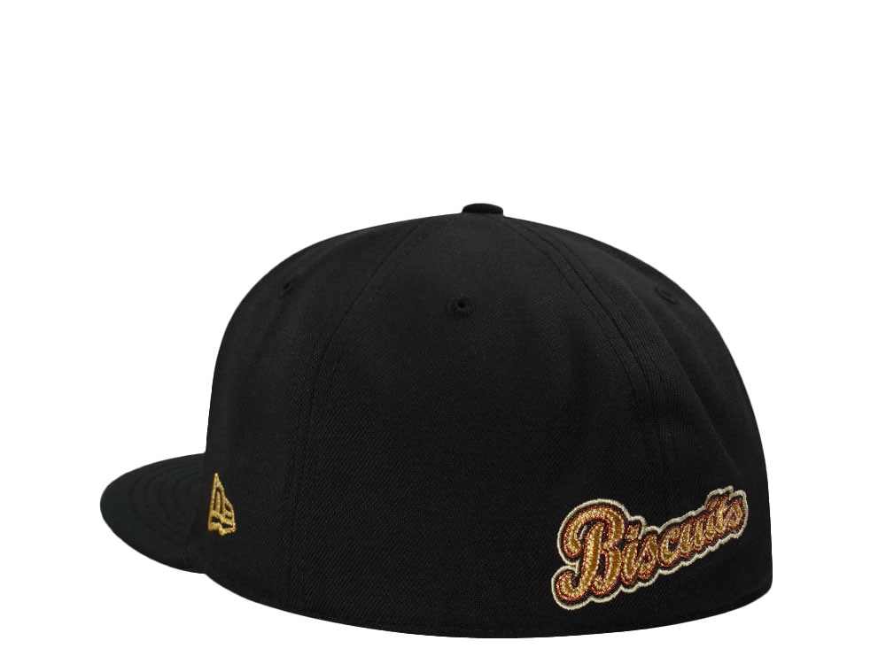 New Montgomery Biscuits Black Metallic Prime Edition 59Fifty Fitted Casquette