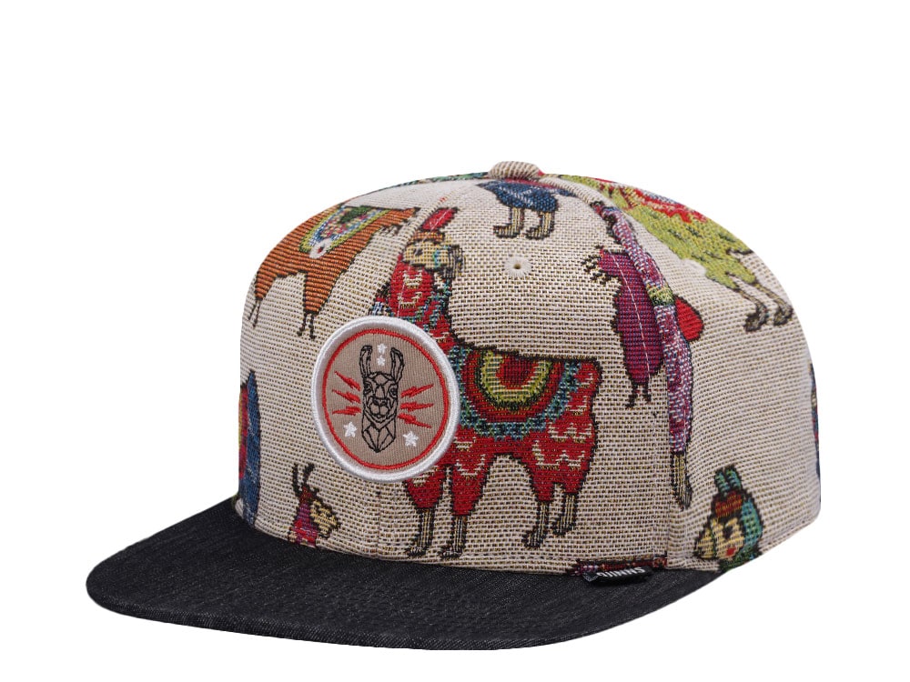 Djinns Lama Linen 6 Panel Snapback Casquette