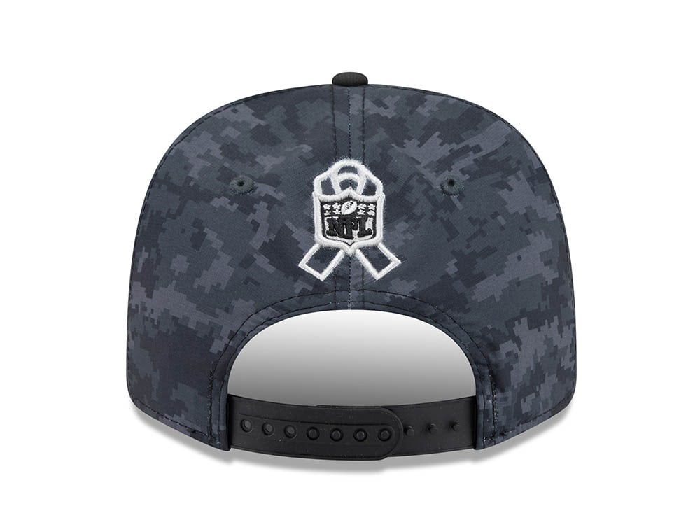 New Era Carolina Panthers NFL Salute to Service 2026 Digi Camo Black 9Seventy Stretch Snapback Casquette